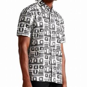 NWT Ted Baker London Retro Tile Batik shirt